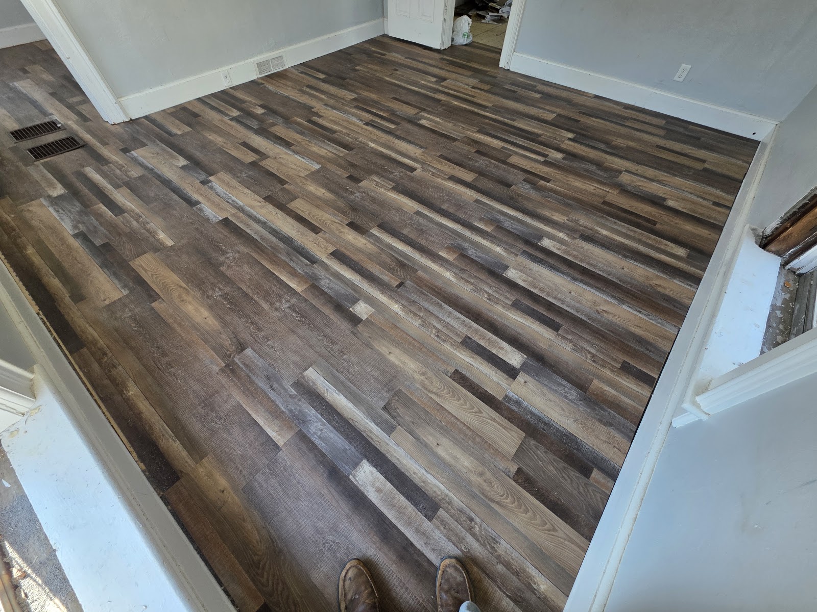 LVP flooring installation Fox Cities WI